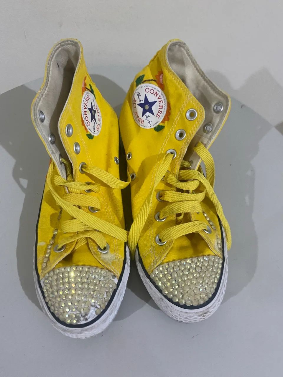 Tênis All Star - Cano Alto - Customizado  - Foto 3