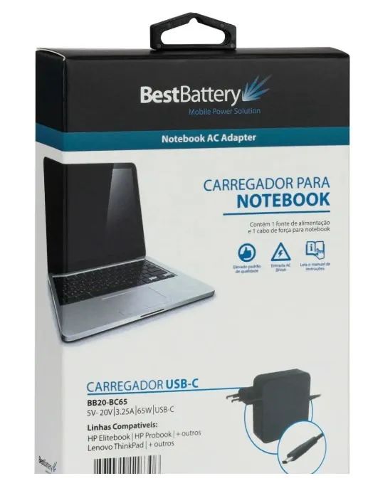CARREGADOR DE NOTEBOOK USB-C - Foto 2