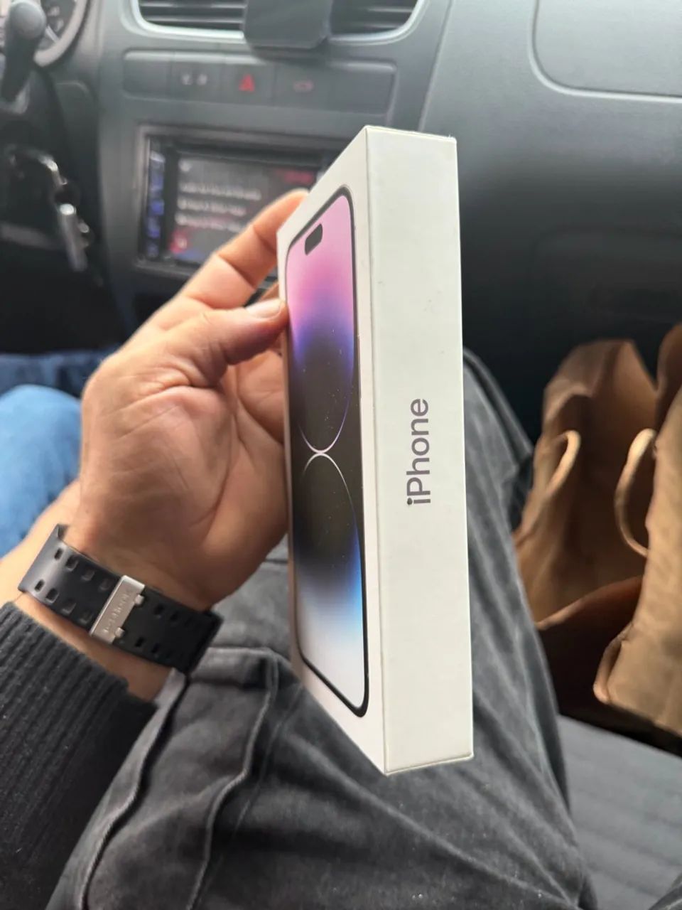 Caixinha iPhone pro Max roxo  - Foto 2