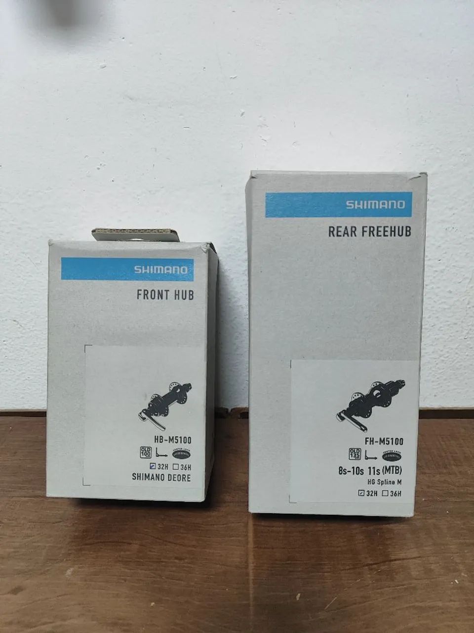 Par de Cubos Shimano Deore 32F Originais,Aceito ofertas!!!