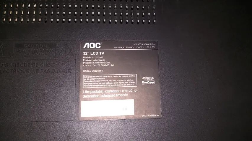 Tv Aoc 32 Lc32w053 Lcd Hd (Usado) - Foto 3