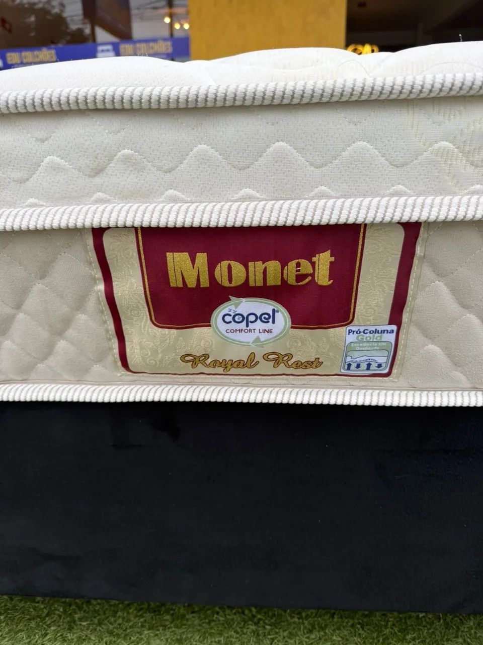 Cama box CASAL MONET USADA TOP - ENTREGAMOS  - Foto 2