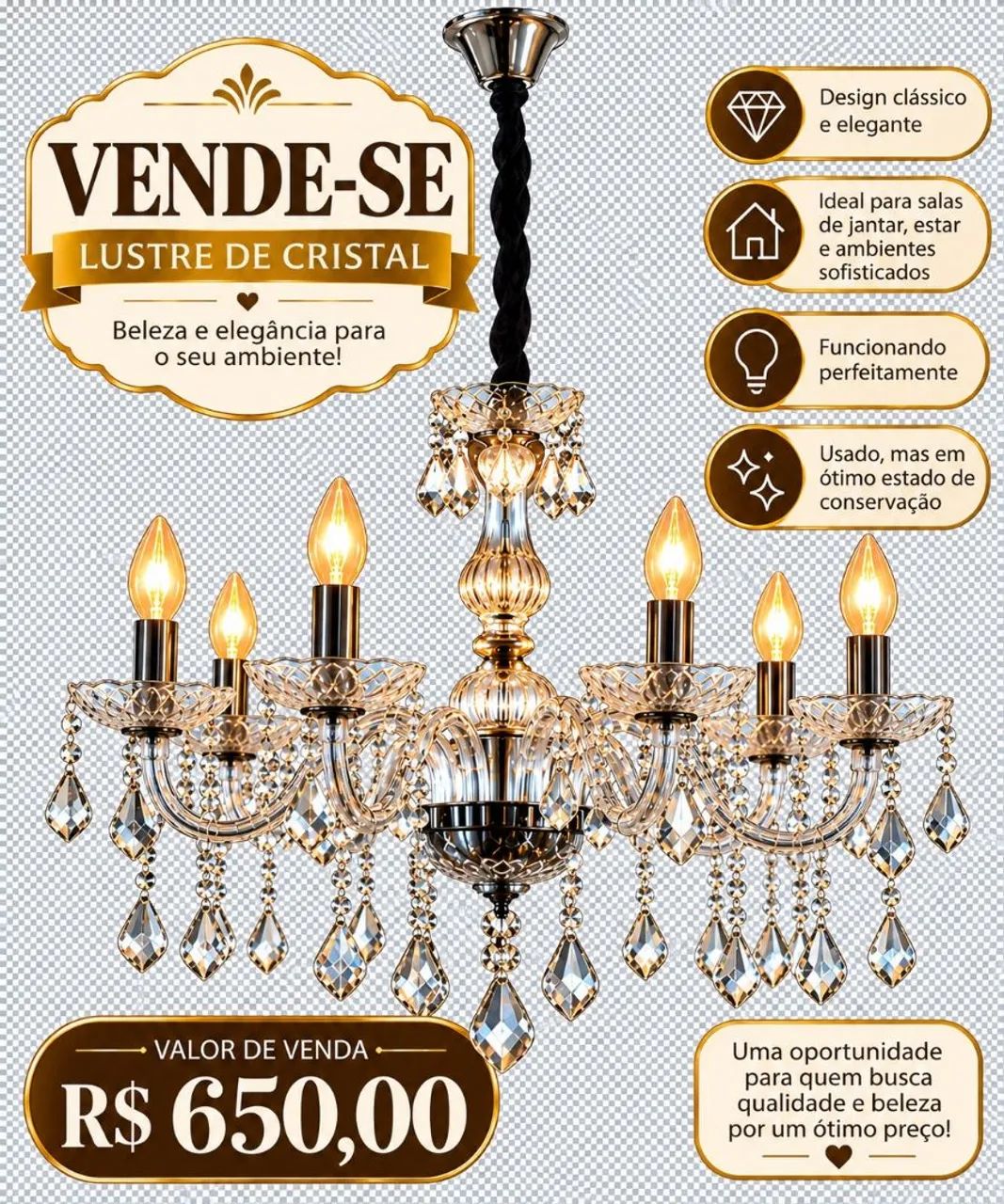 Lustre de cristal
