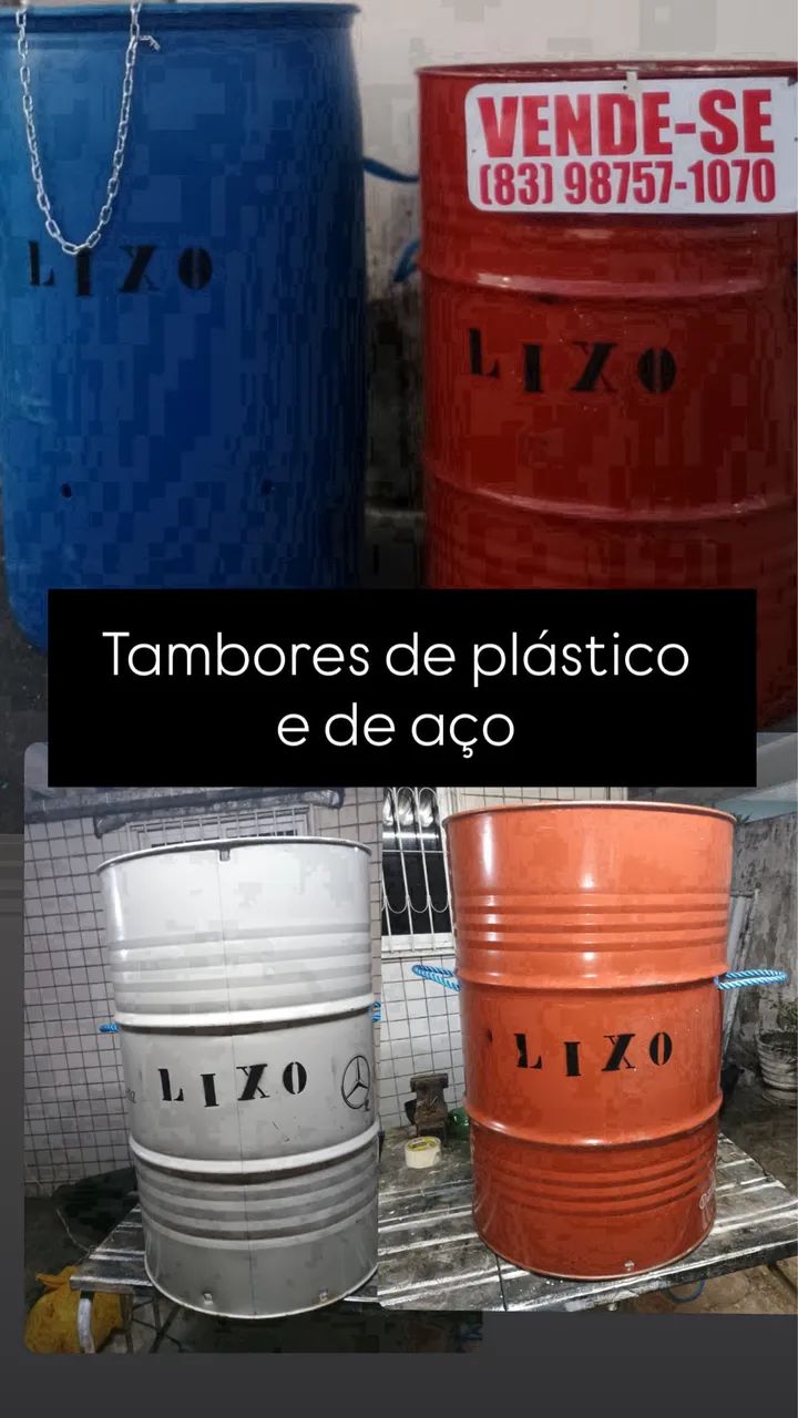 Tambores para água e para lixo - Foto 2