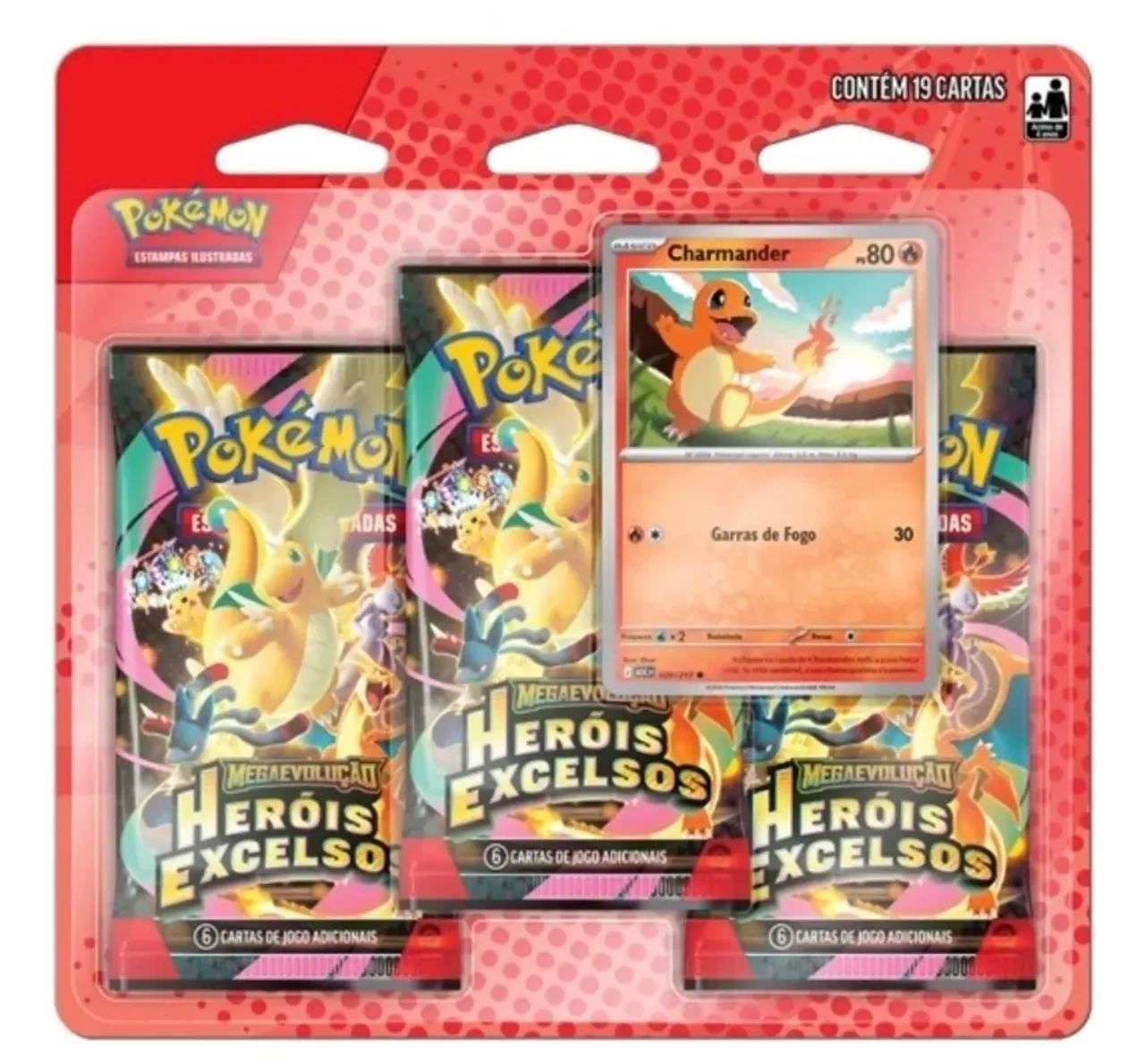 Pacote Triplo Heróis Excelsos (Cartas Pokémon)  - Foto 2