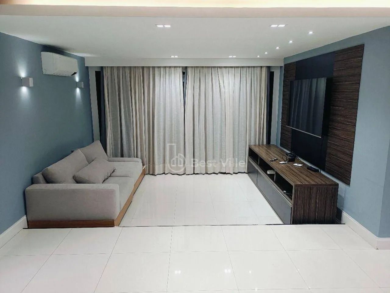 Apartamento com 3 dormitórios para alugar, SEMI MOBILIADO, 165 m² por R$ 12.840/mês - Alph