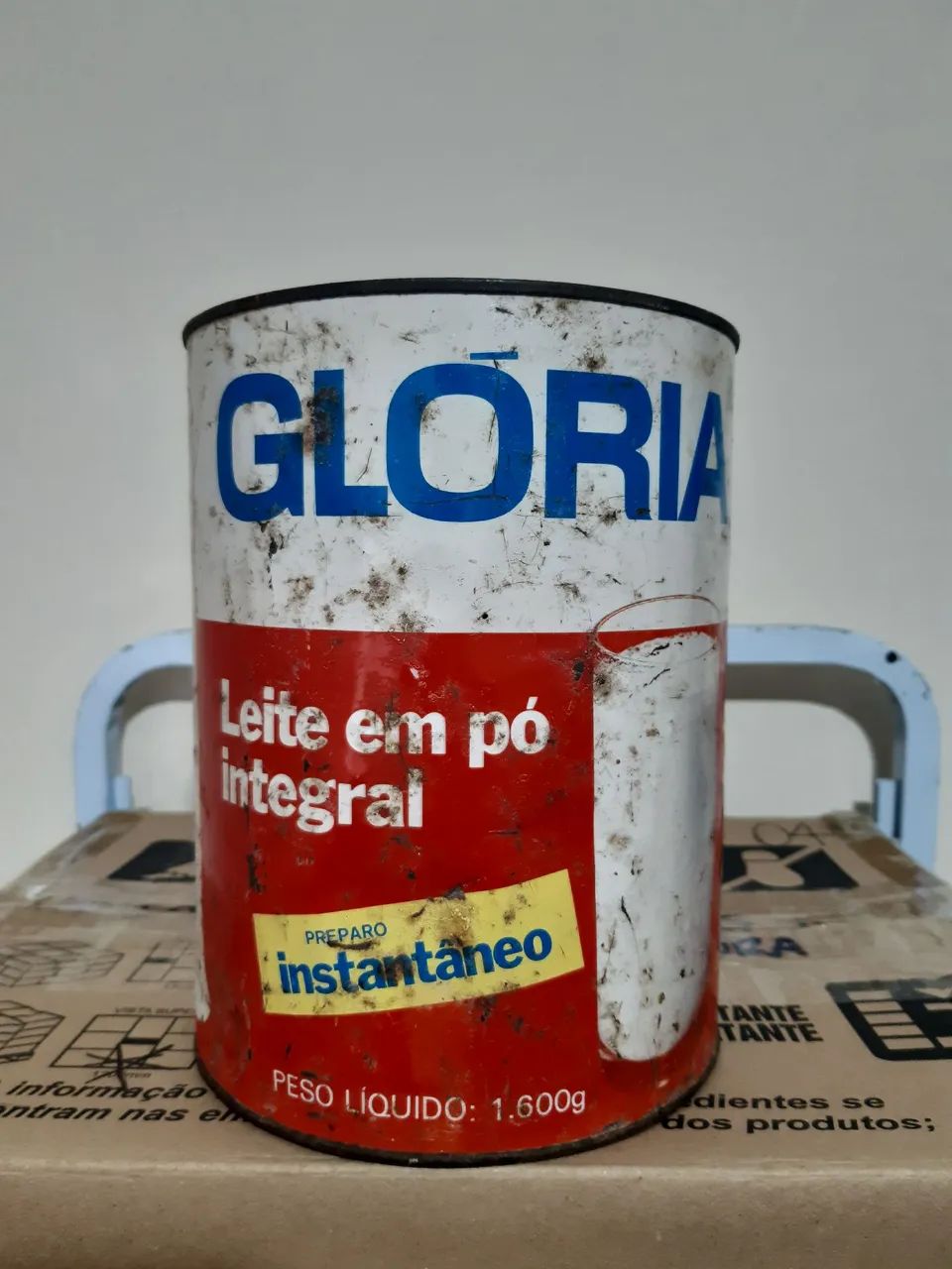 Antiga Lata Leite Glória