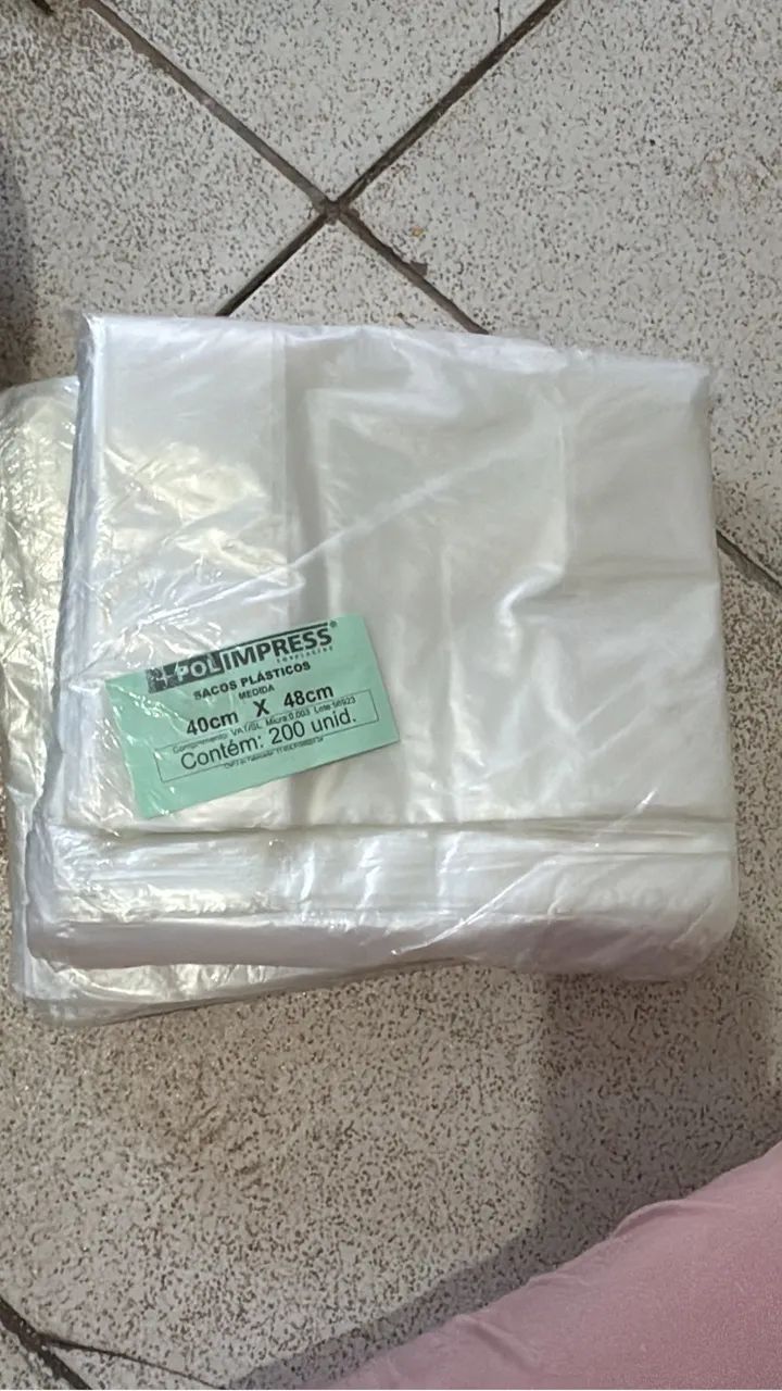 Sacos plástico fardos 
