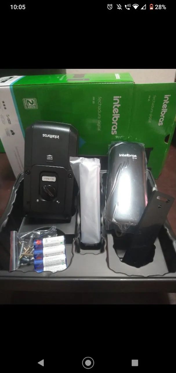 Fechadura Digital de Sobrepor com Senha FR 10 Preto Intelbras - Foto 5