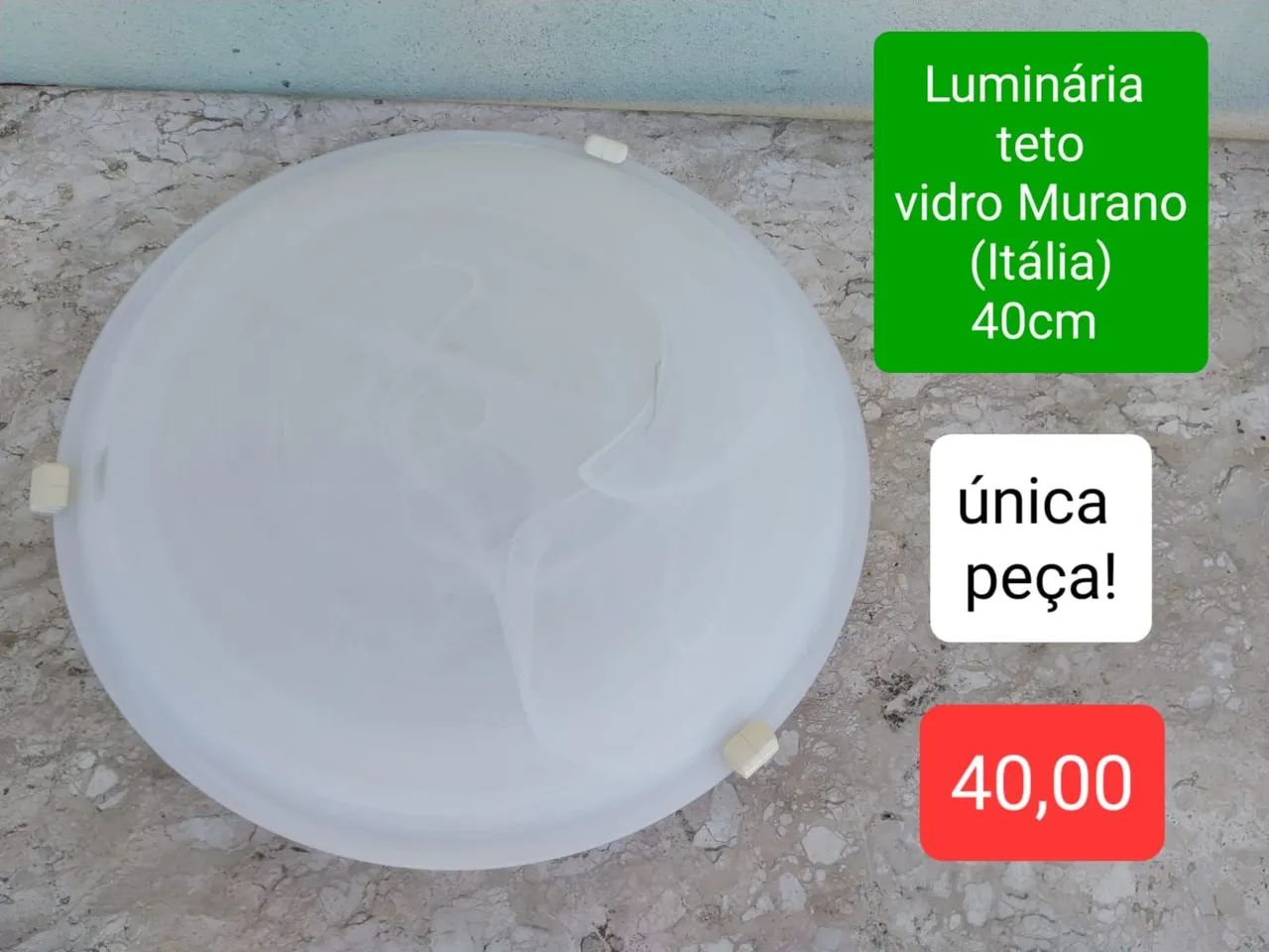 Luminária teto
