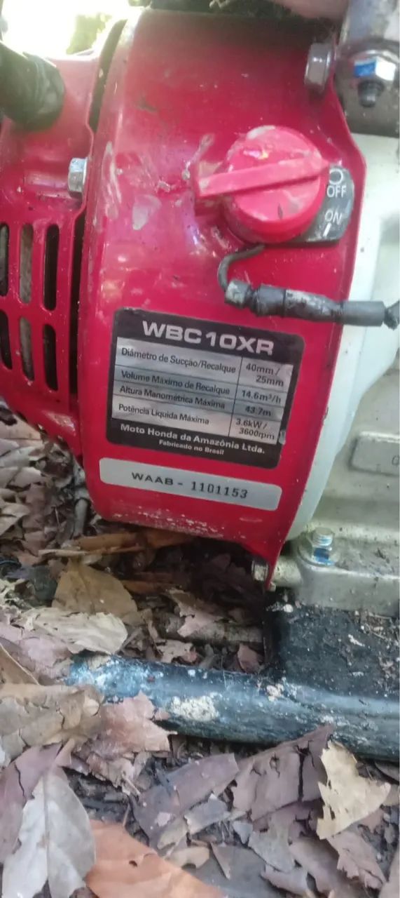 Motobomba A Gasolina Honda Whc10xr Multiestágio - Foto 3