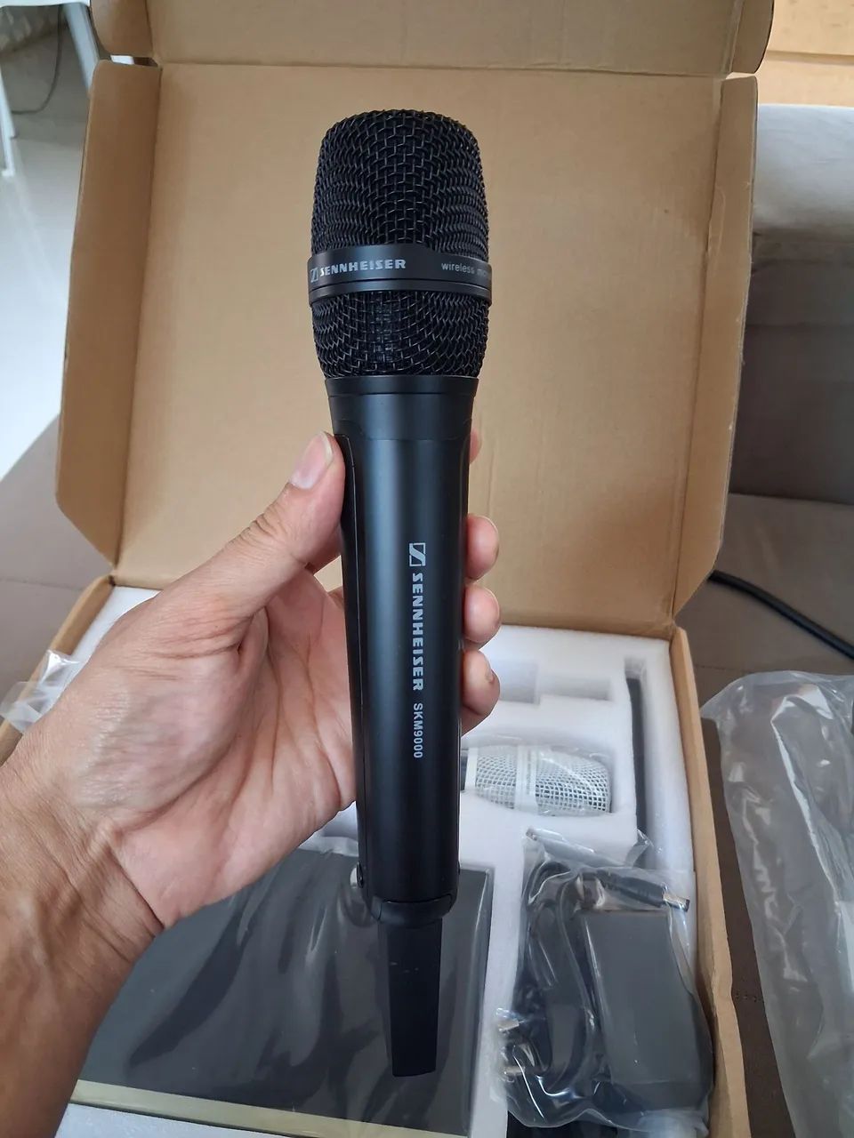 Microfone Sennheiser duplo sem fio  - Foto 4