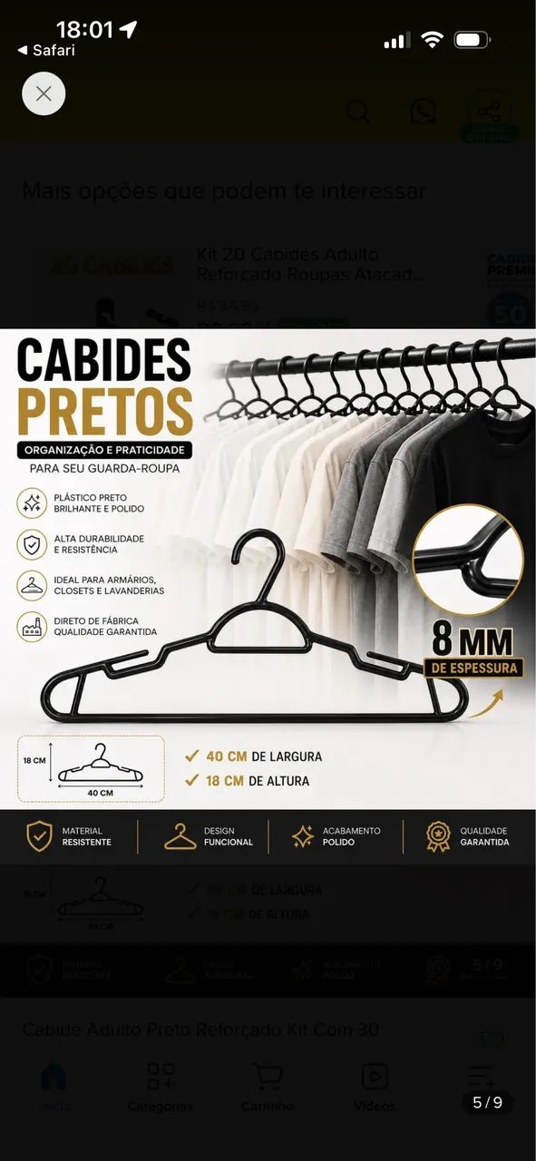 56 Cabides novos  - Foto 2