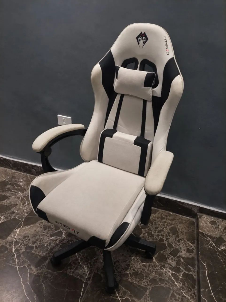 Cadeira Gamer Branca Python Fly - Foto 3
