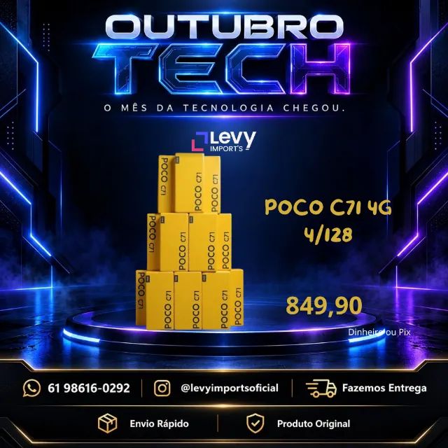 Smartphone Poco C71 4/128 Original
