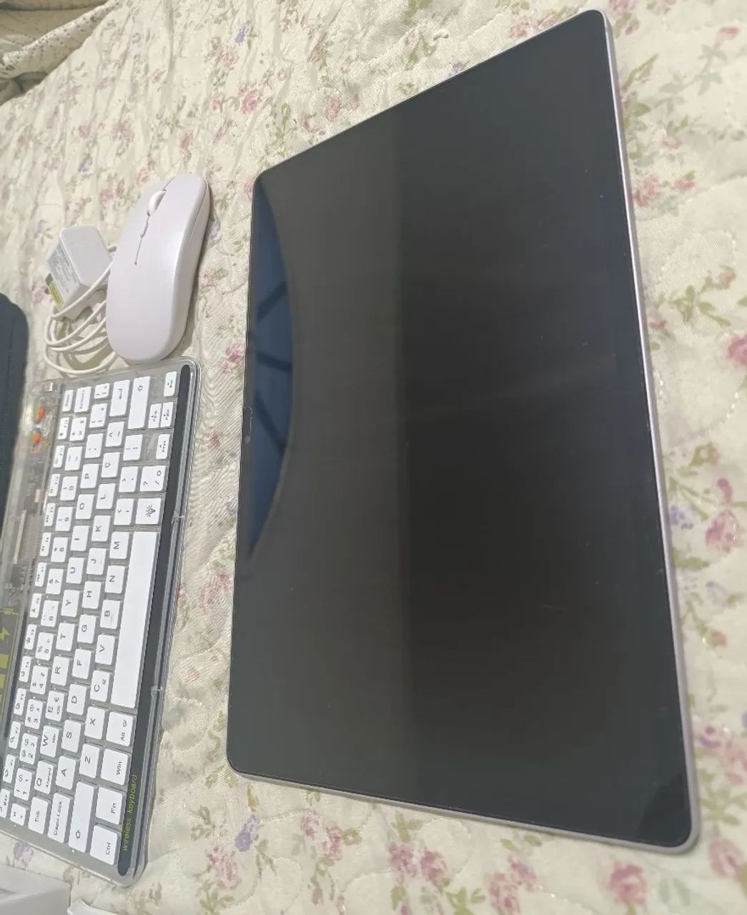 Galaxy Tab S9 FE+ Lavanda 128GB + 8GB RAM | Kit completo com S Pen, teclado e acessórios - Foto 3