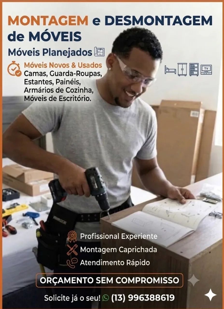 Montagem e desmontagem de móveis 