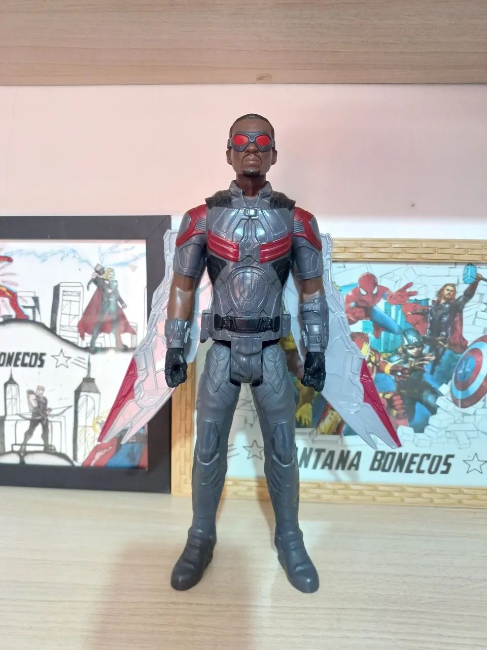 Gaviao Negro 30cm original marca Hasbro  - Foto 3