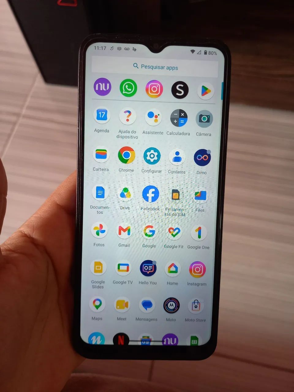 Moto E7 Plus completo, caixa e acessórios - Foto 2