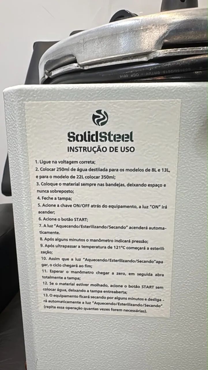 Autoclave 8 litros nova - Foto 3