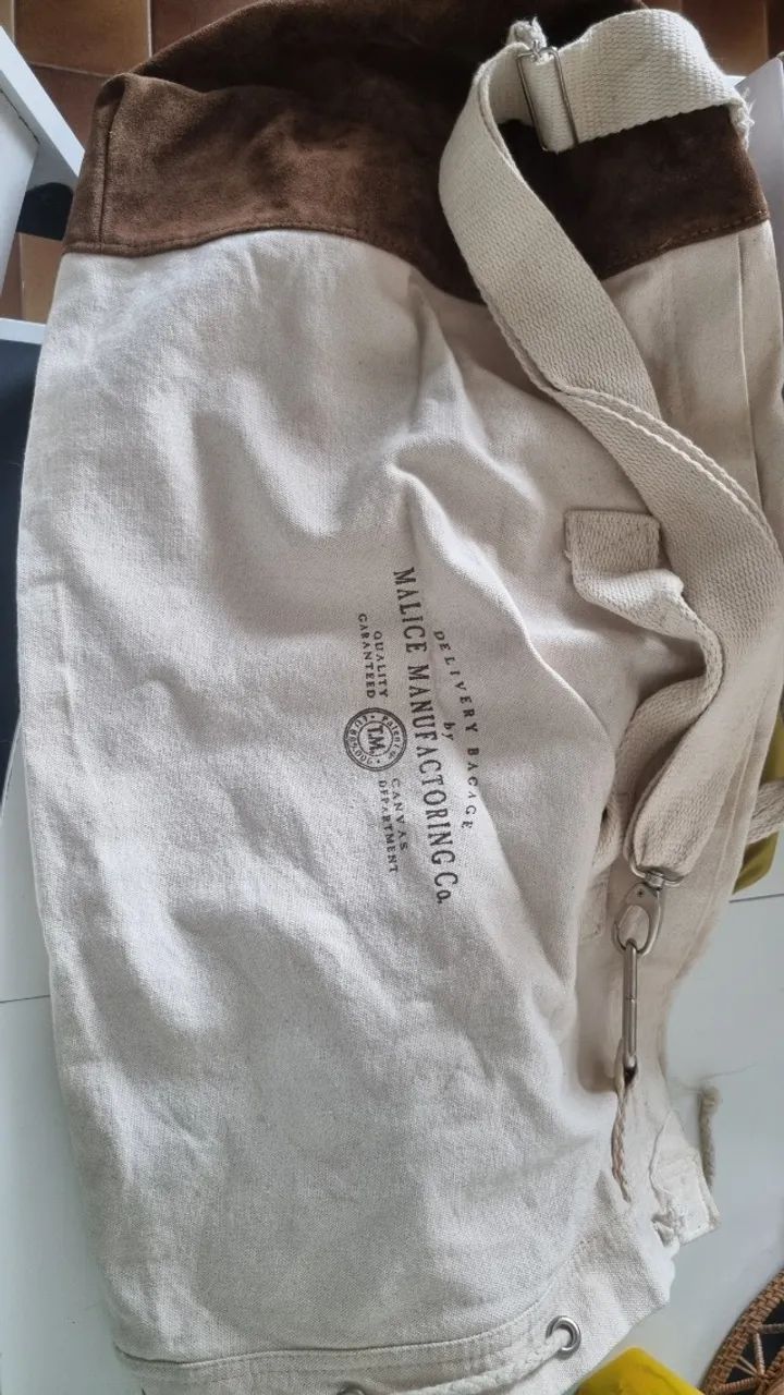 Mala de tecido - Mochila de viagem