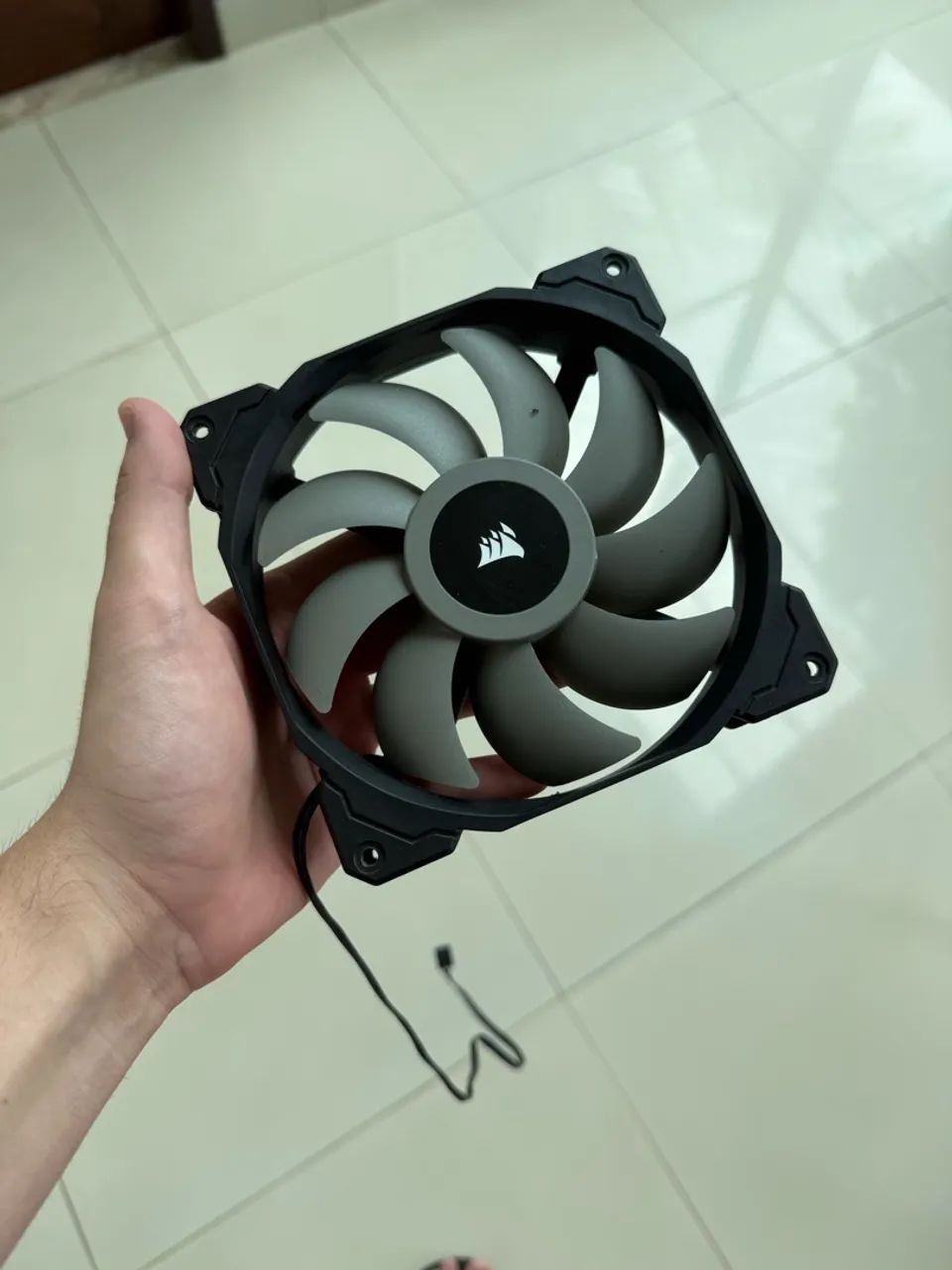 kit com 3 ventoinhas 120mm Corsair - Foto 2