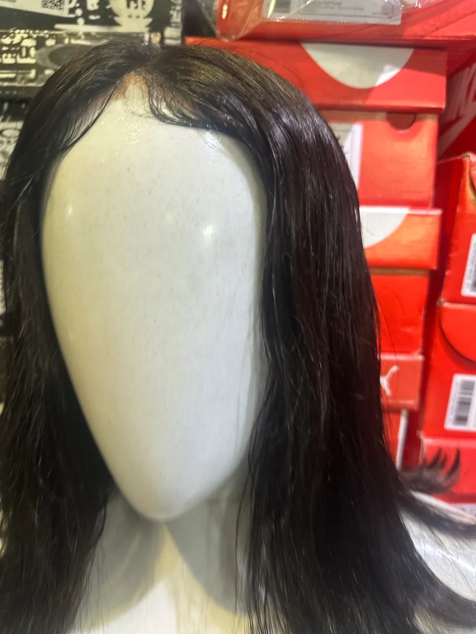 LACE FRONT CABELO HUMANO 35 cm repartição 5x5  - Foto 3