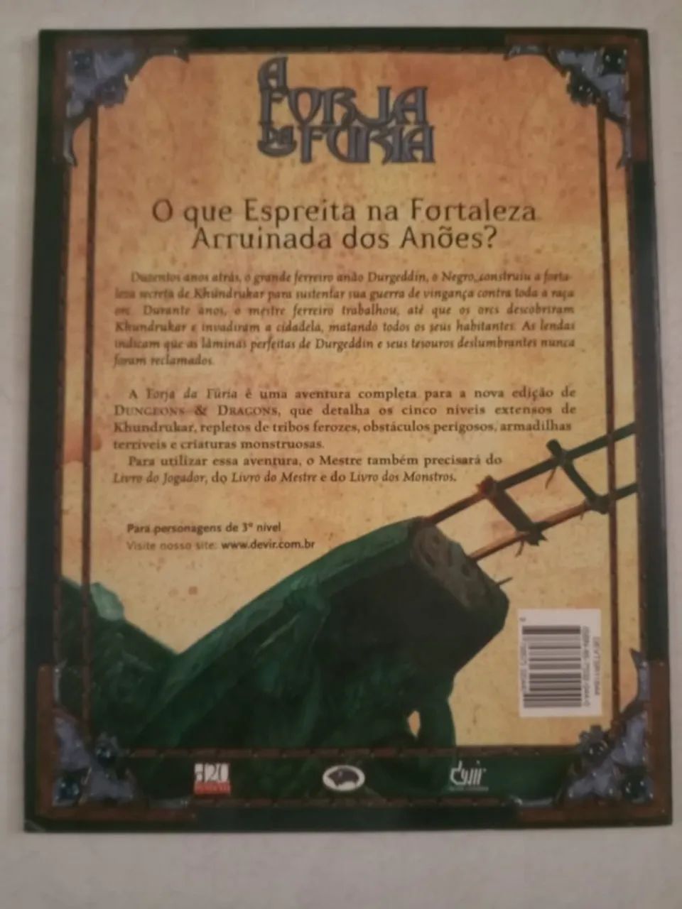RPG - A Forja Da Fúria - Dungeons & Dragons 3.0 - Foto 3