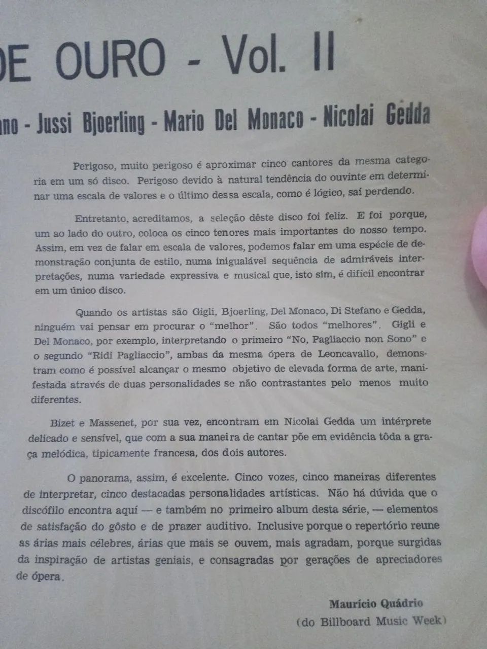 LP VOZES DE OURO  - Foto 3