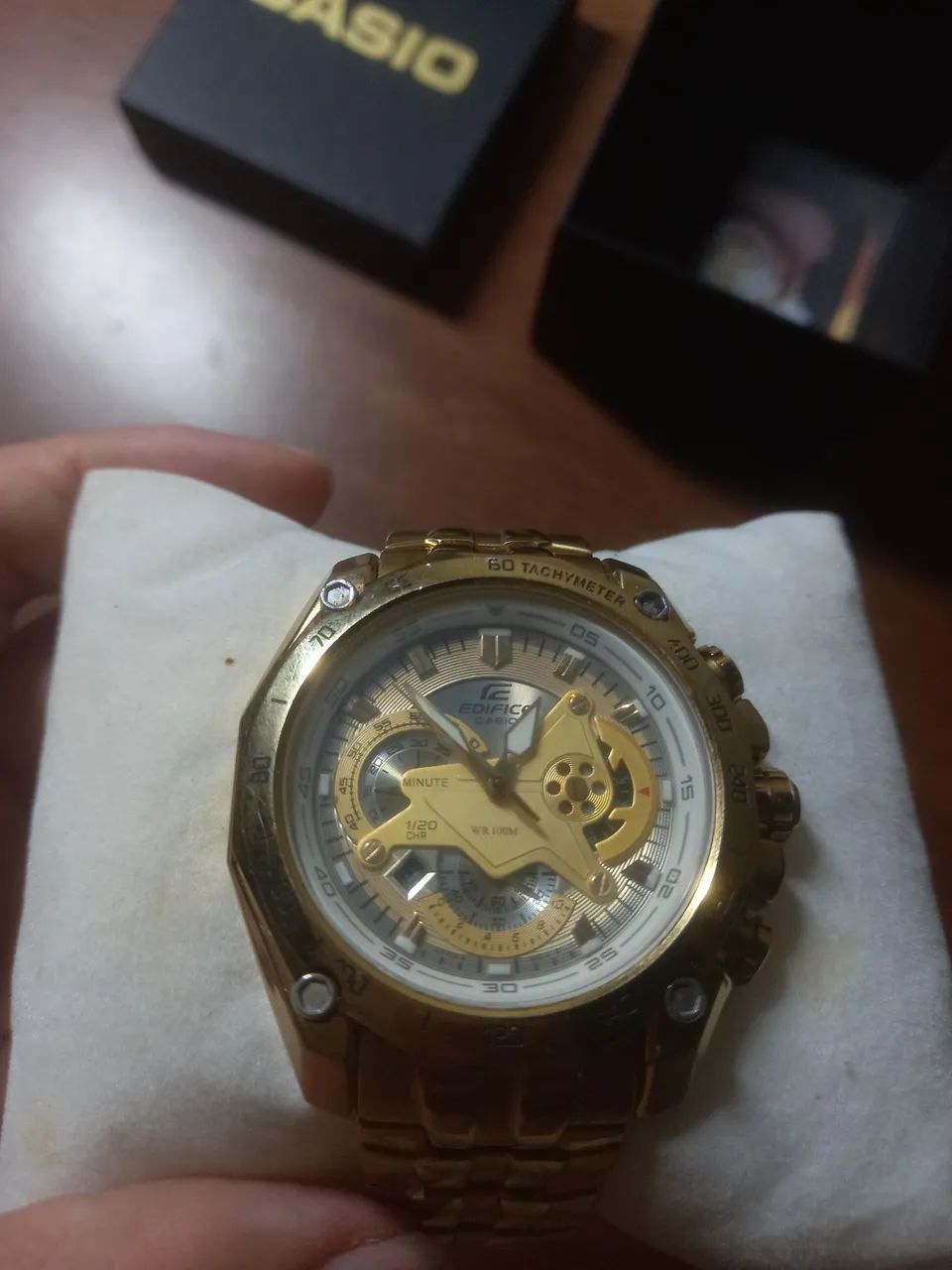 Relógio Casio Edifice Tachymeter Original. <br>De colecionador.  - Foto 4