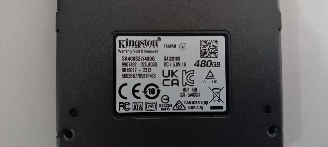 SSD Kingston 480gb sata A400 - Foto 3