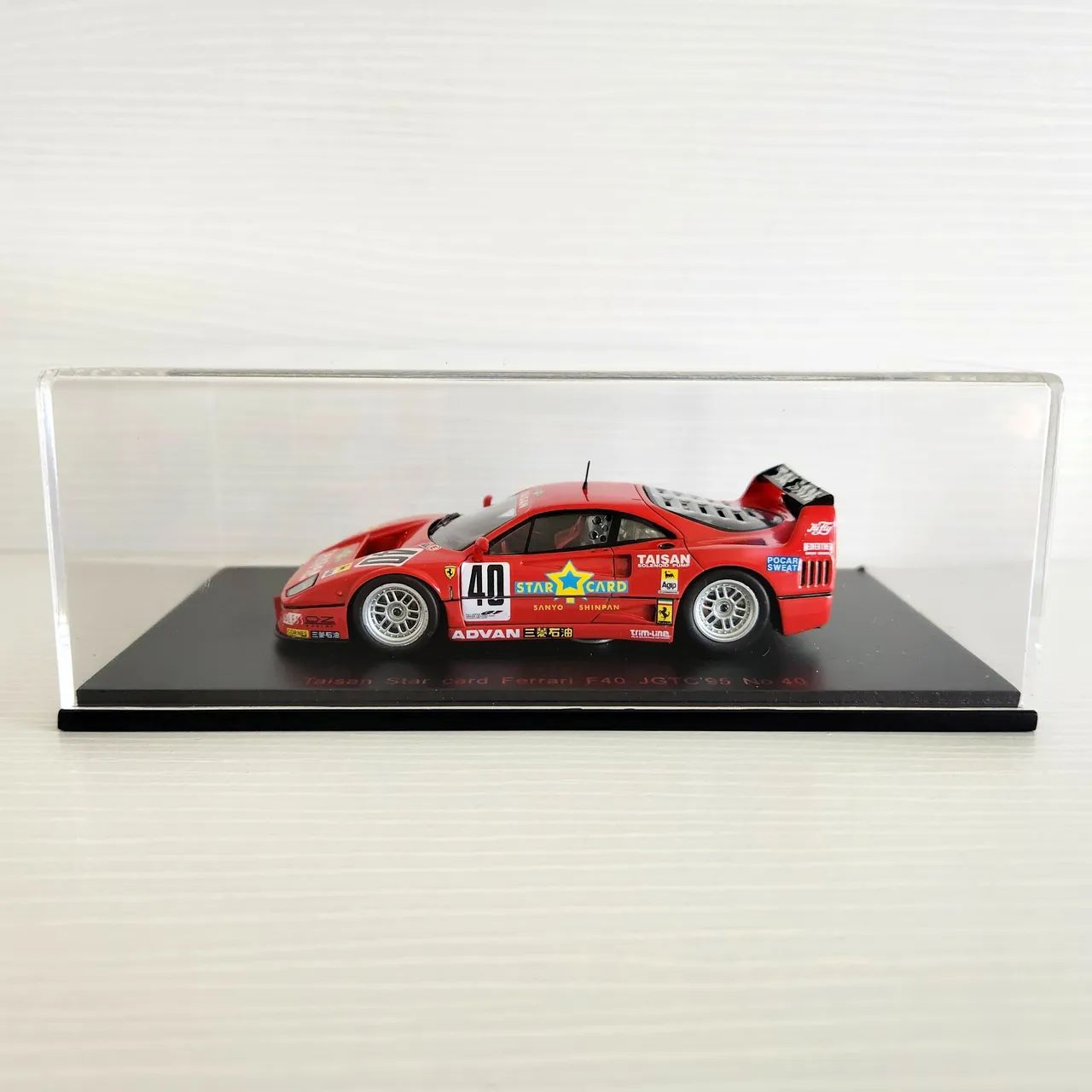 Ferrari F40 Taisan Star Card #40 JGTC 1995 - Red Line Models