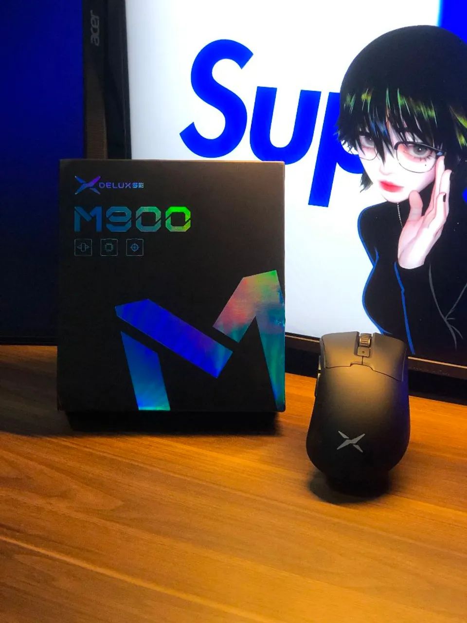 MOUSE DELUX M900 PRO ( LACRADO ) - Foto 2
