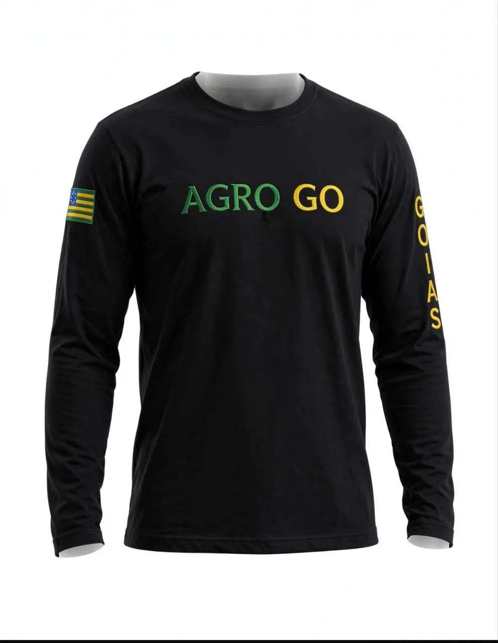 Camiseta manga longa masculina 