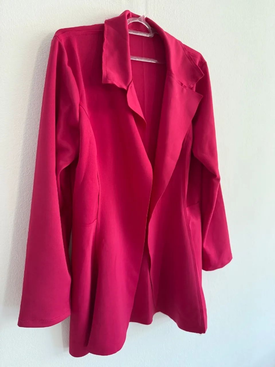 Blazer feminino rosa - Foto 3
