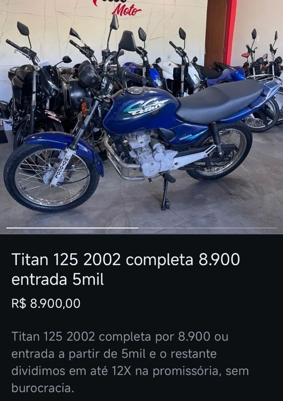Motos com entrada+promissórias, vários modelos  - Foto 5