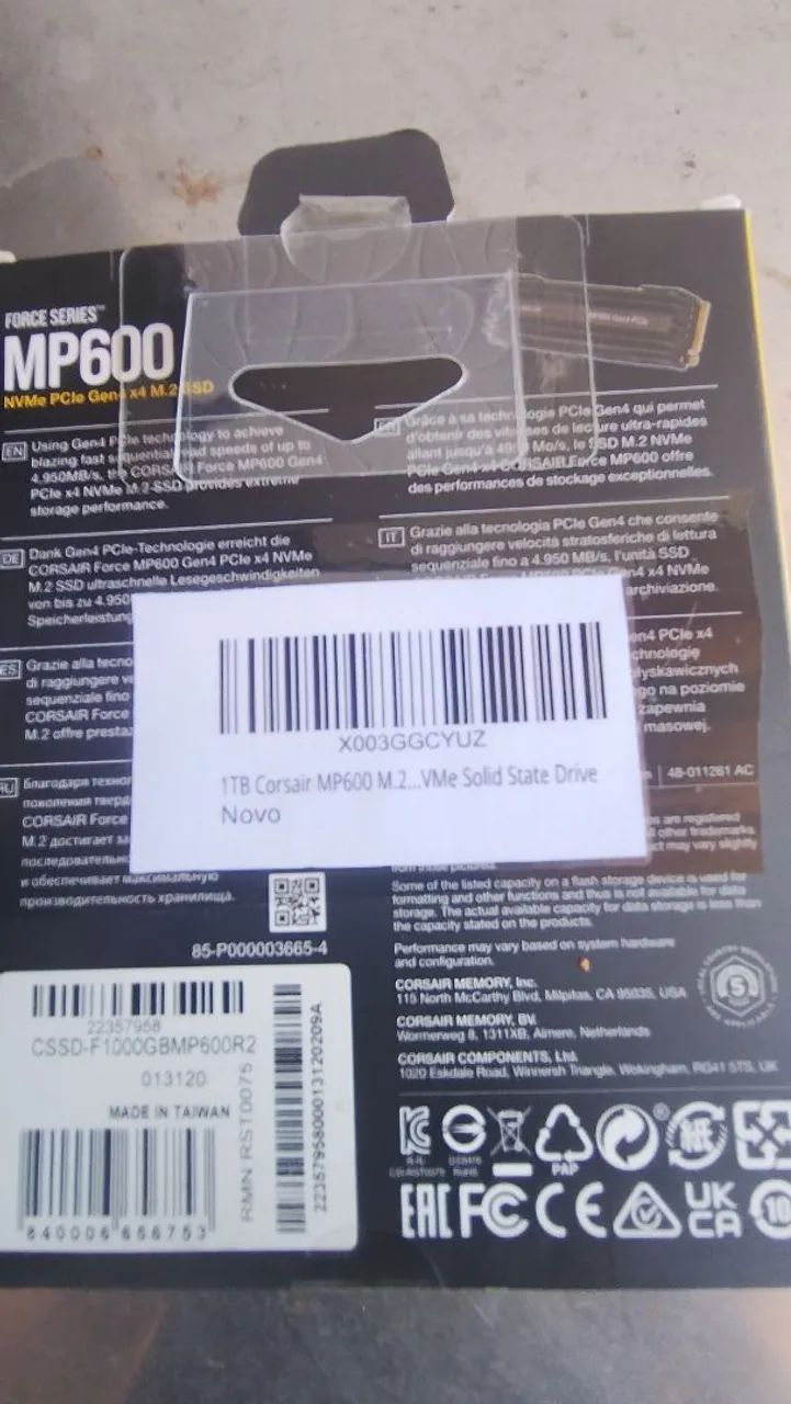 MP 600 CORSAIR 1TB  - Foto 2
