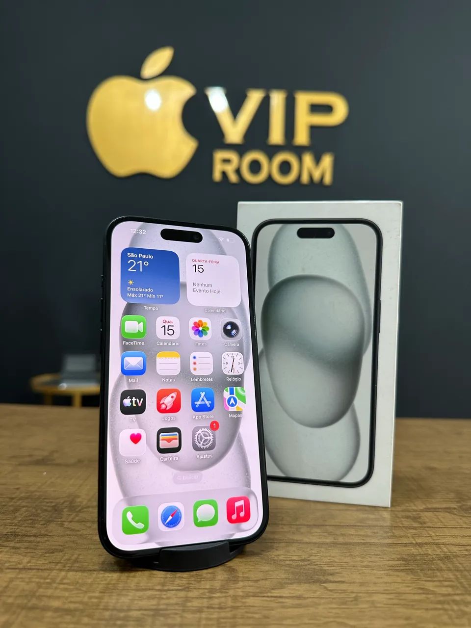 iPhone 15 128gb preto semi novo impecável  - Foto 3