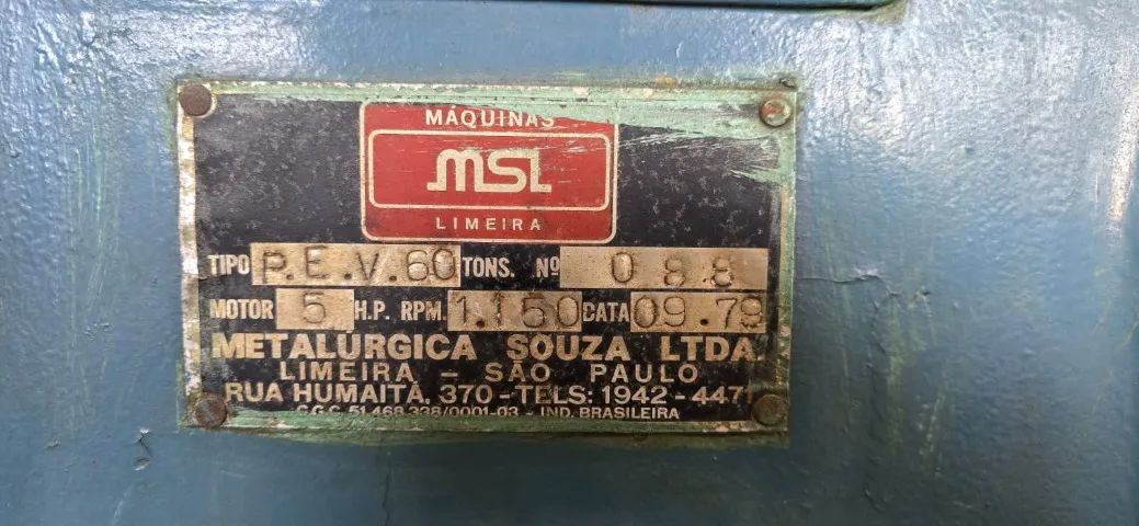 PRENSA EXCENTRICA 60TON - MSL - Foto 3