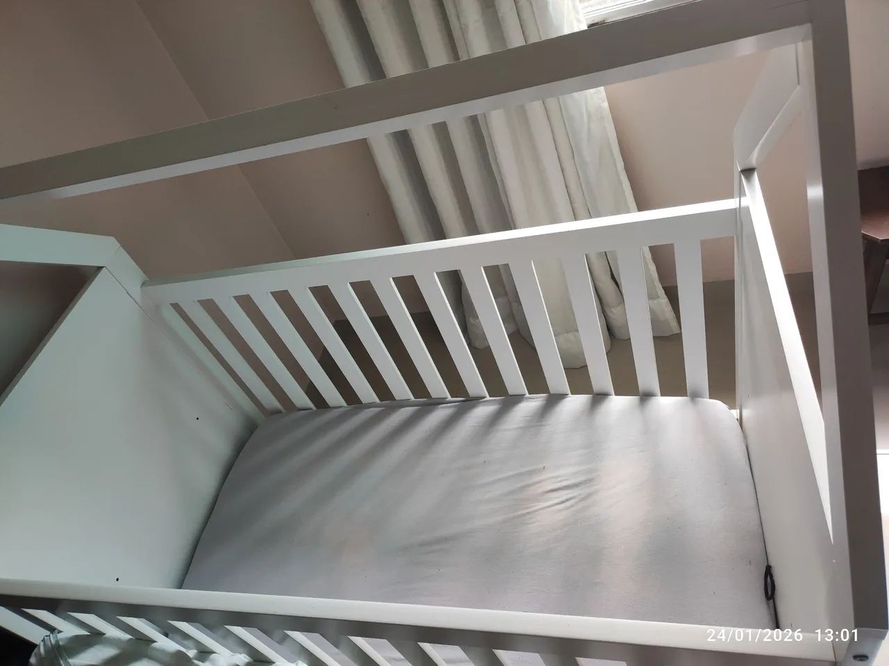 Berço, carrinho e banheira com trocador - Foto 2