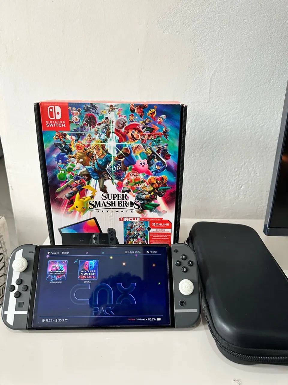 Nintendo Switch Oled Edição limitada - Desbloqueado  - Foto 5