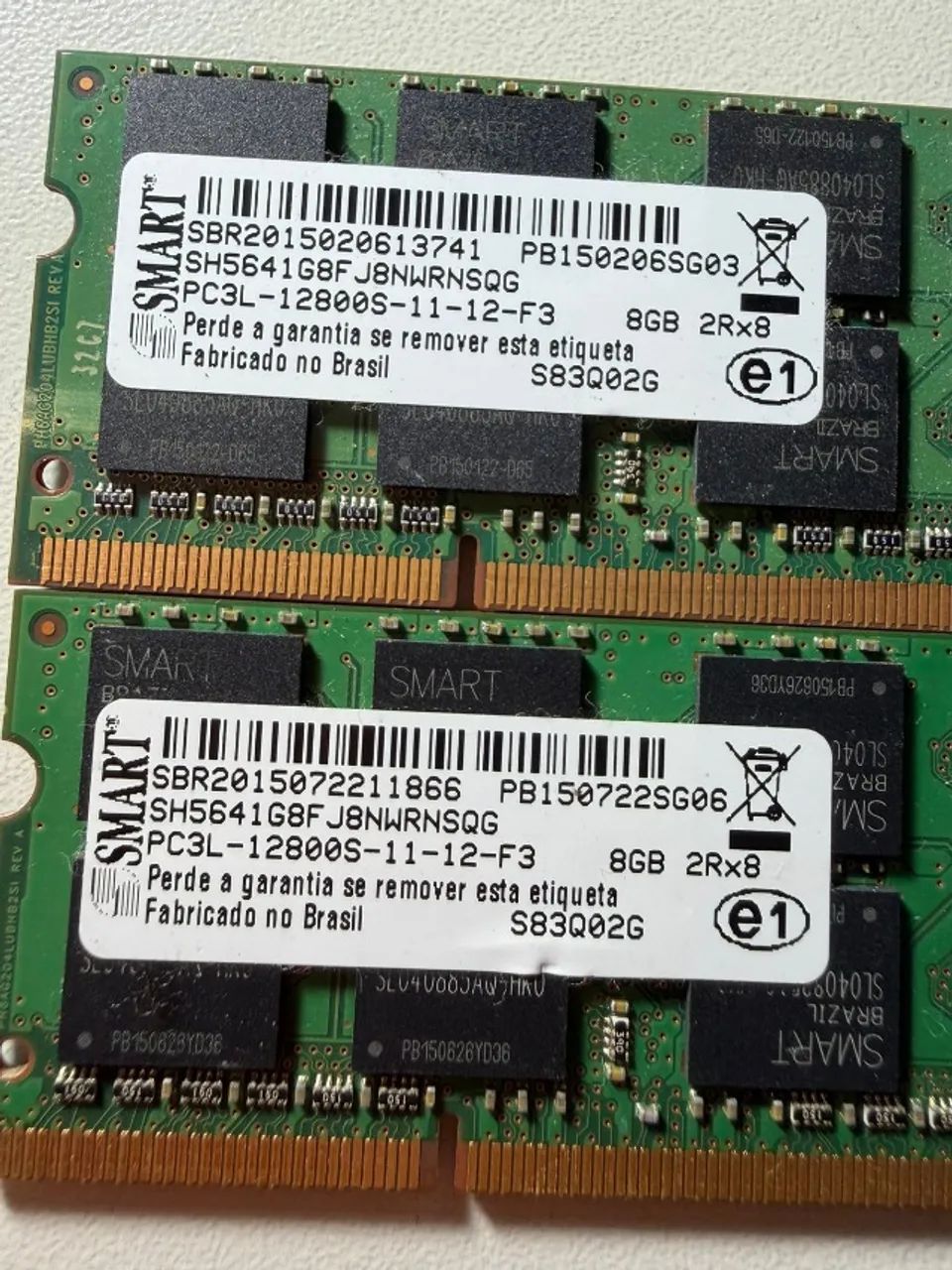 2x Smart 8GB PC3L-12800S - Foto 2