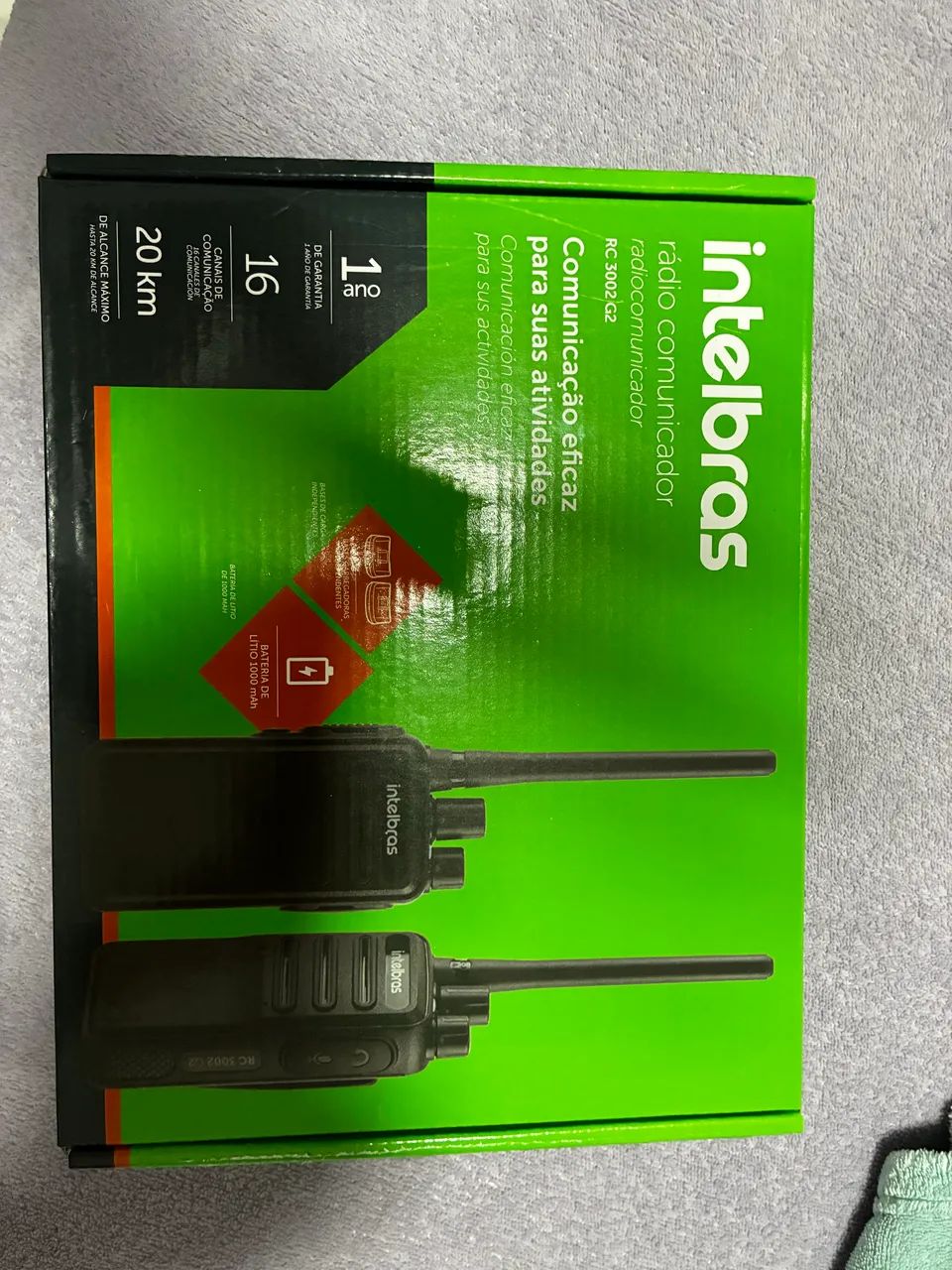 Rádio comunicador intelbras RC3002 G2 - Foto 2