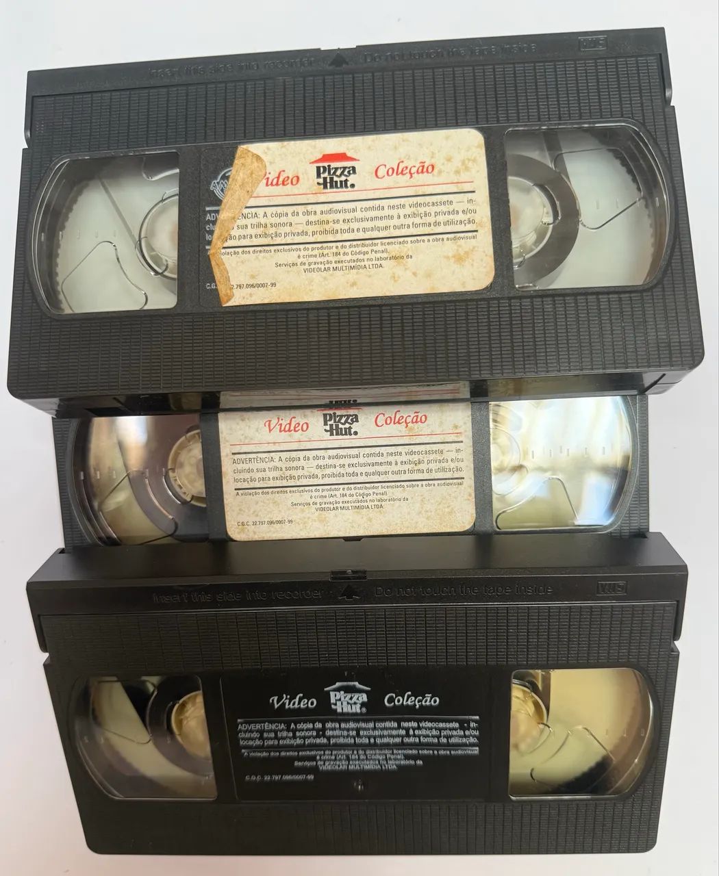 3 VHS - Coleção Pizza Hut nos 90/2000 - Foto 3