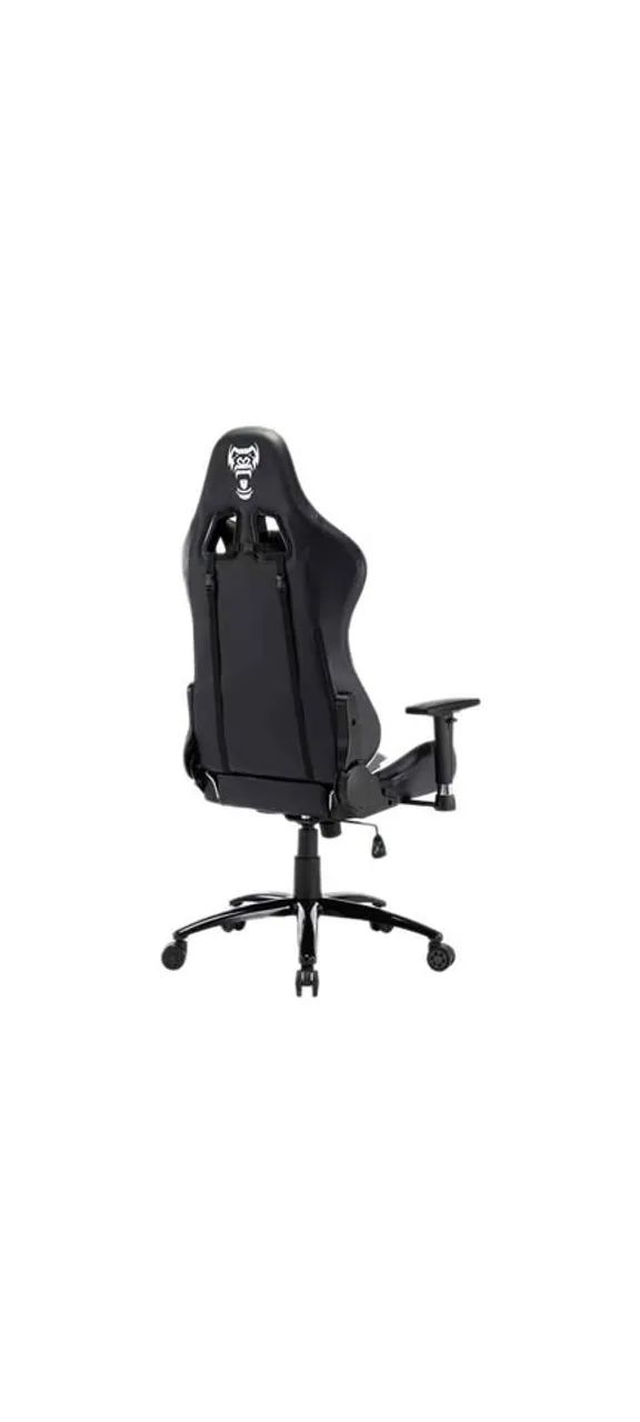 CADEIRA GAMER PRETO C/ BRANCO - CLANM - Foto 4