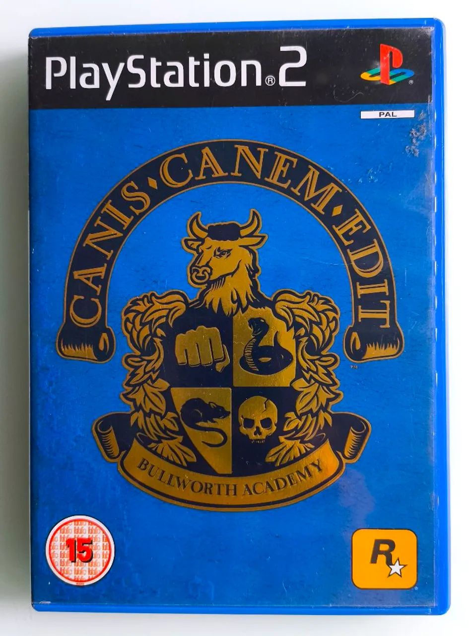 Canis canem Edit Bully PS2 original europeu 
