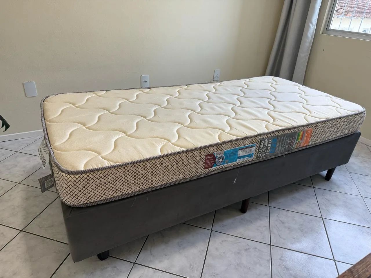 Cama box de solteiro F.A colchões  - Foto 4