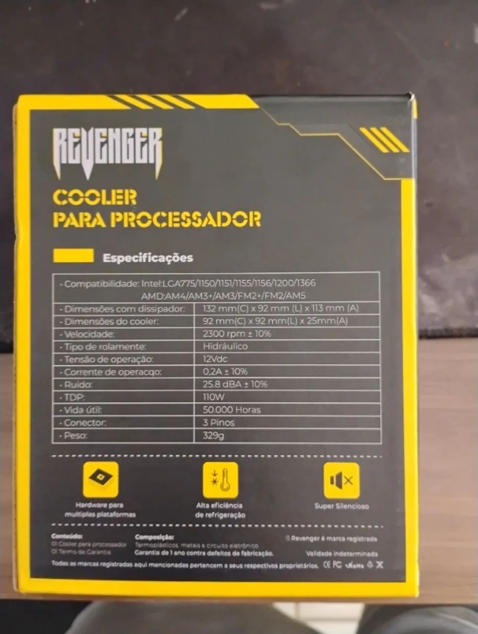 Cooler para processador g-vt304 revender com led - Foto 2