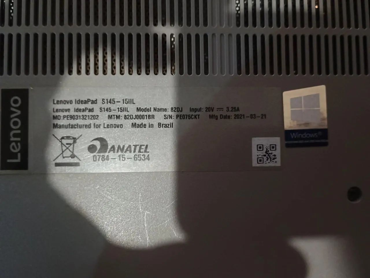 Notebook lenovo com defeito na tela - Foto 4