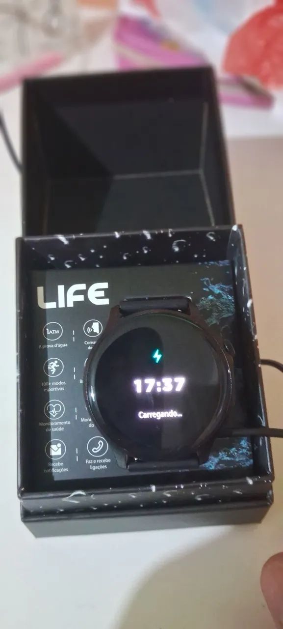 Relógio smartwatch/preto - Foto 5